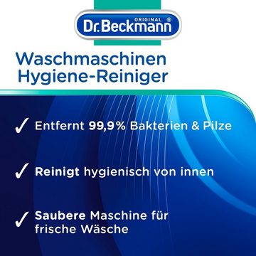 Dr. Beckmann Waschmaschinen Hygiene-Reiniger, Maschinenreiniger, 6x 250 g Waschmaschinenpflege (6-St)