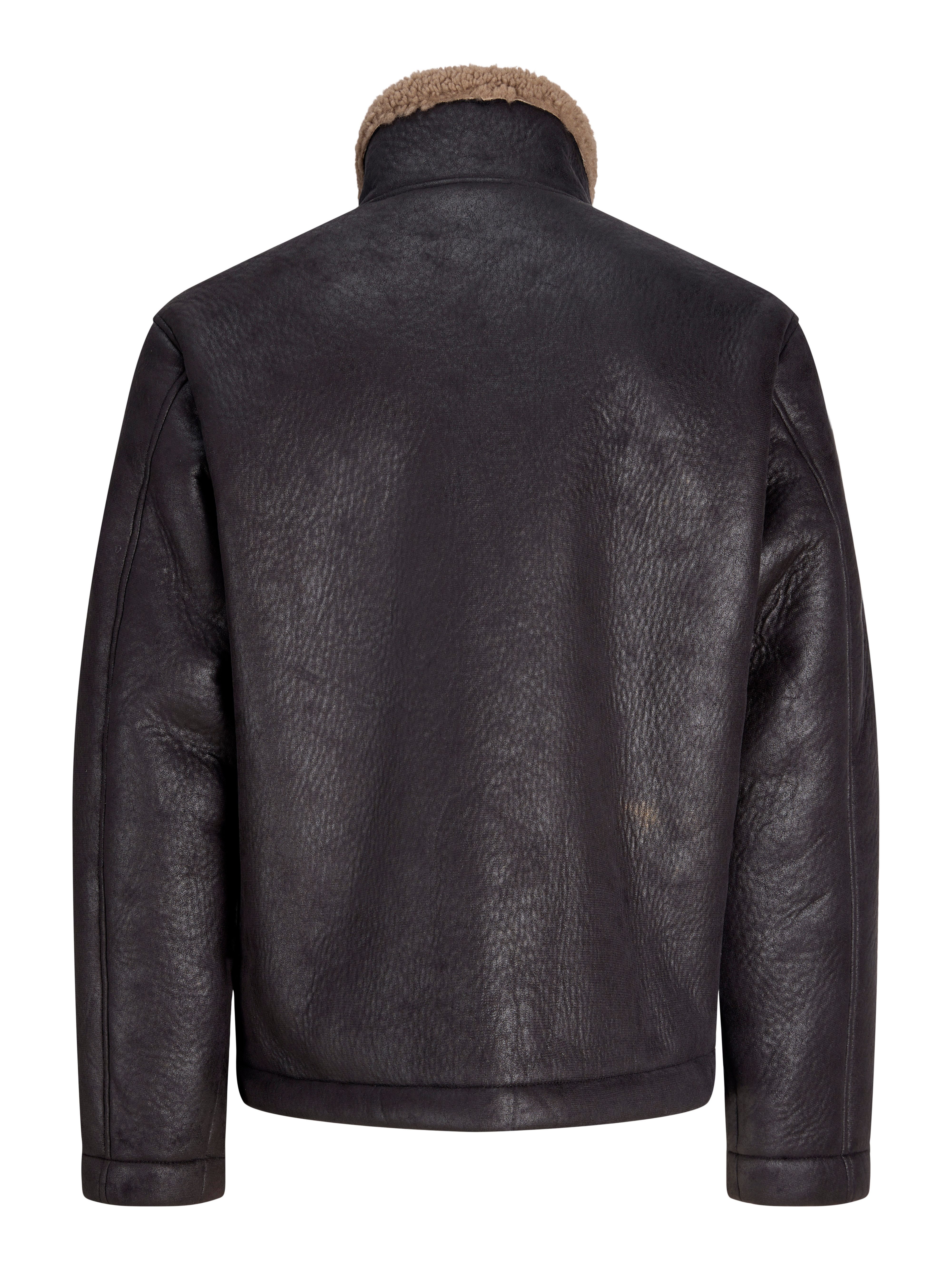 Jack & Jones Pilotenjacke JORSALAMANCO FLIGHT JACKET SN Polyester, Innenkragen mit Teddy Material – Bild 5 von 5