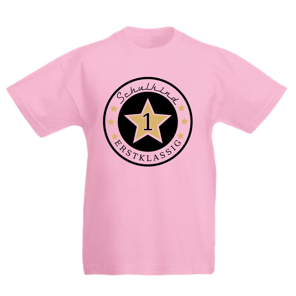 G-graphics T-Shirt Schulkind – 1 – Erstklassig Kinder T-Shirt mit Motiv zur Einschulung