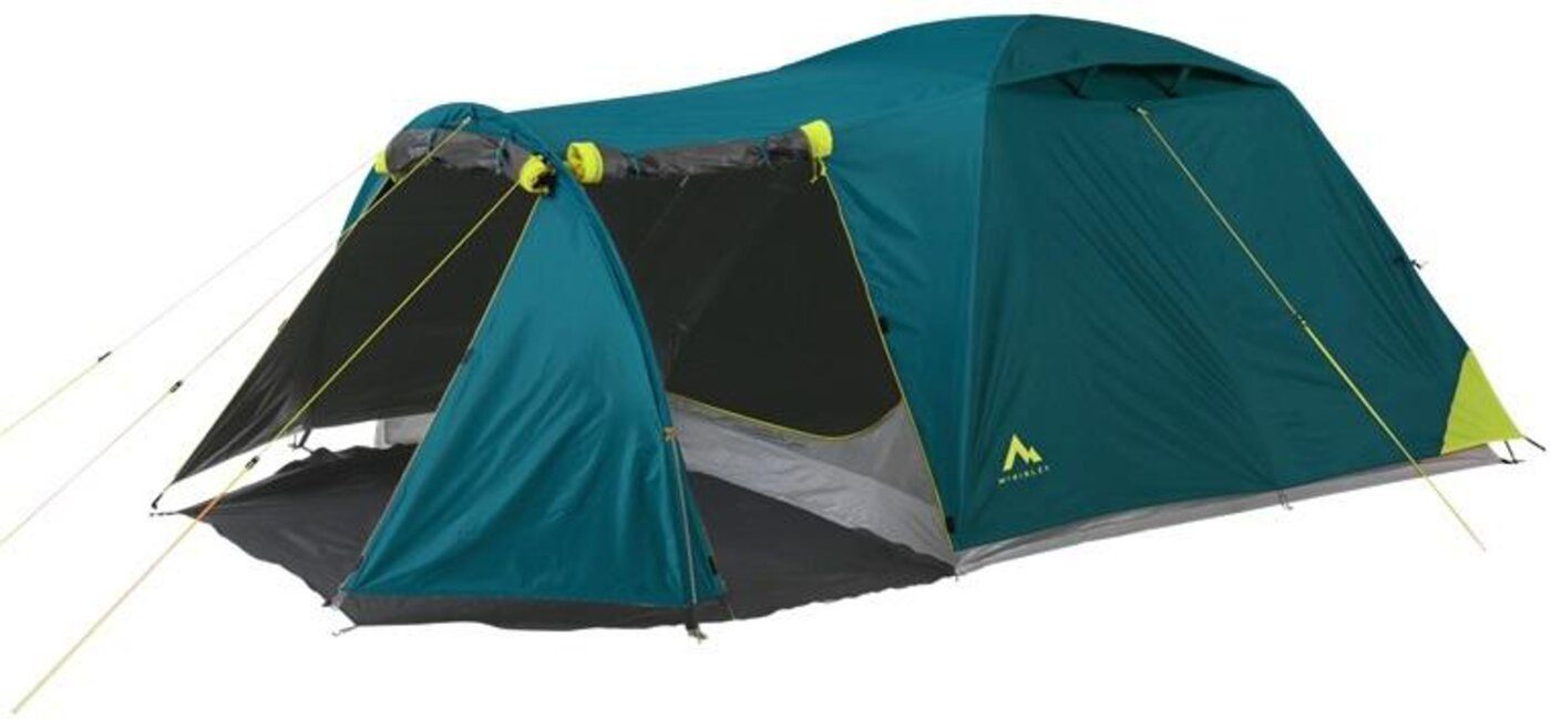 McKINLEY Gruppenzelt Camping-Zelt VEGA 40.3 SW BLUE PETROL/GREEN LI