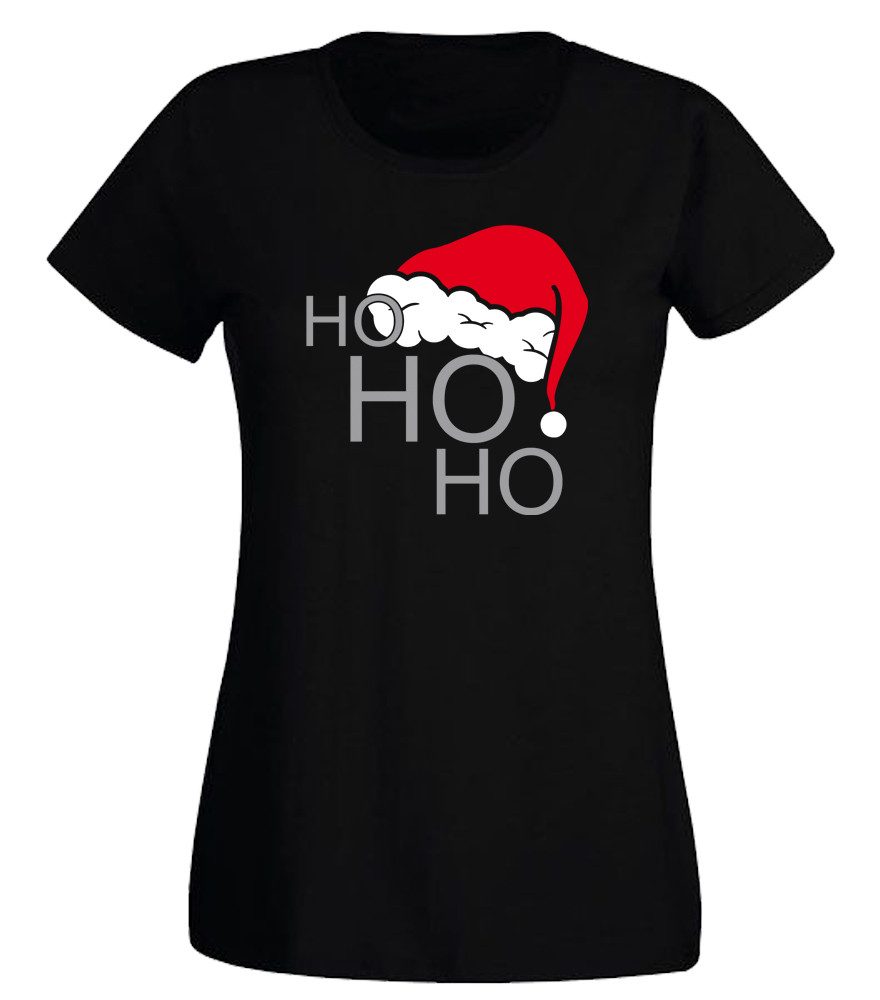 T-Shirt Ho Ho Ho – Nikolausmütze