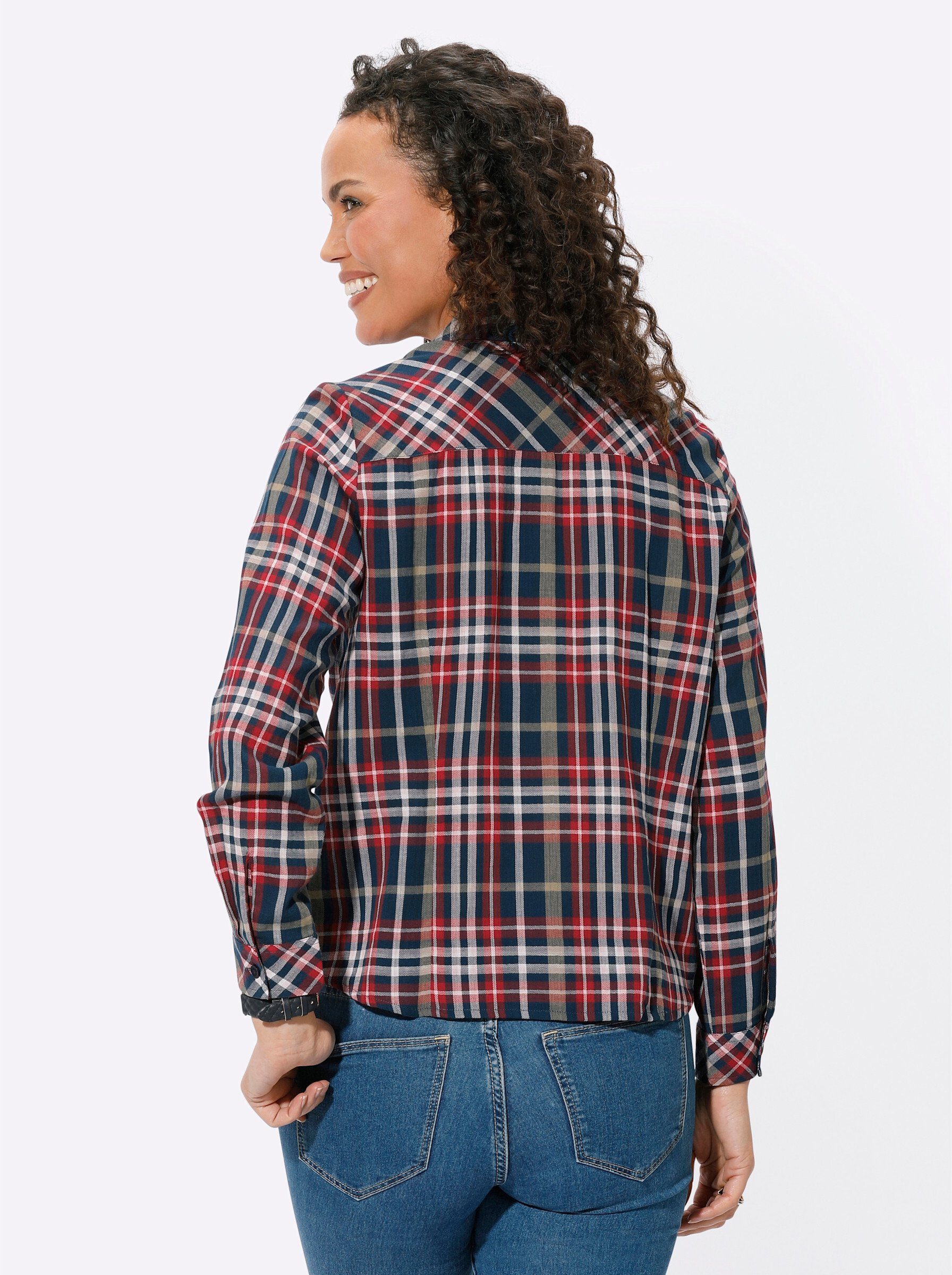 Witt Klassische Bluse Karo-Bluse günstig online kaufen