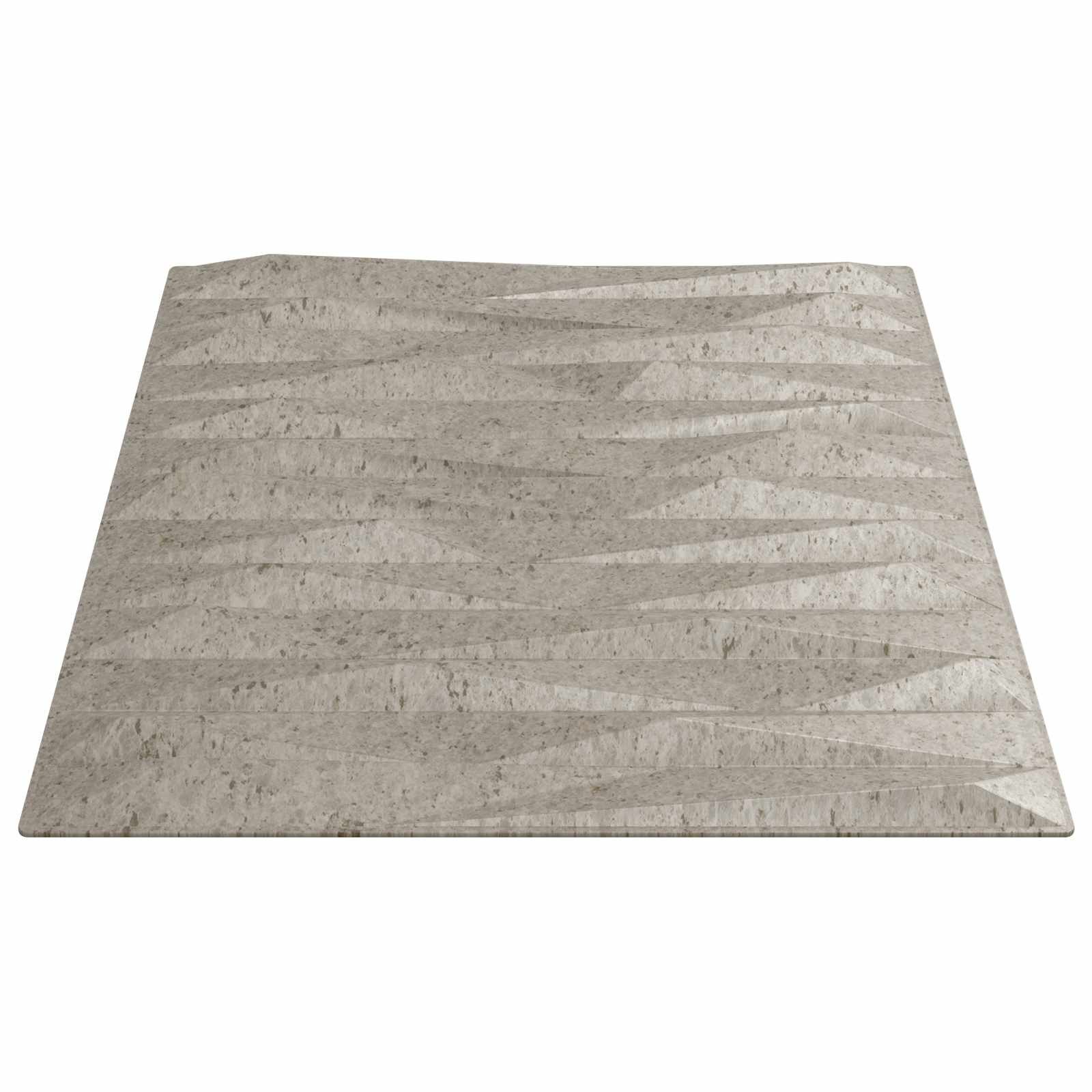 furnicato Wandpaneel Wandpaneele 50 x 50 cm Stein Beton, Zuschneidbare 3D-Wandverkleidung für dein Wohnzimmer