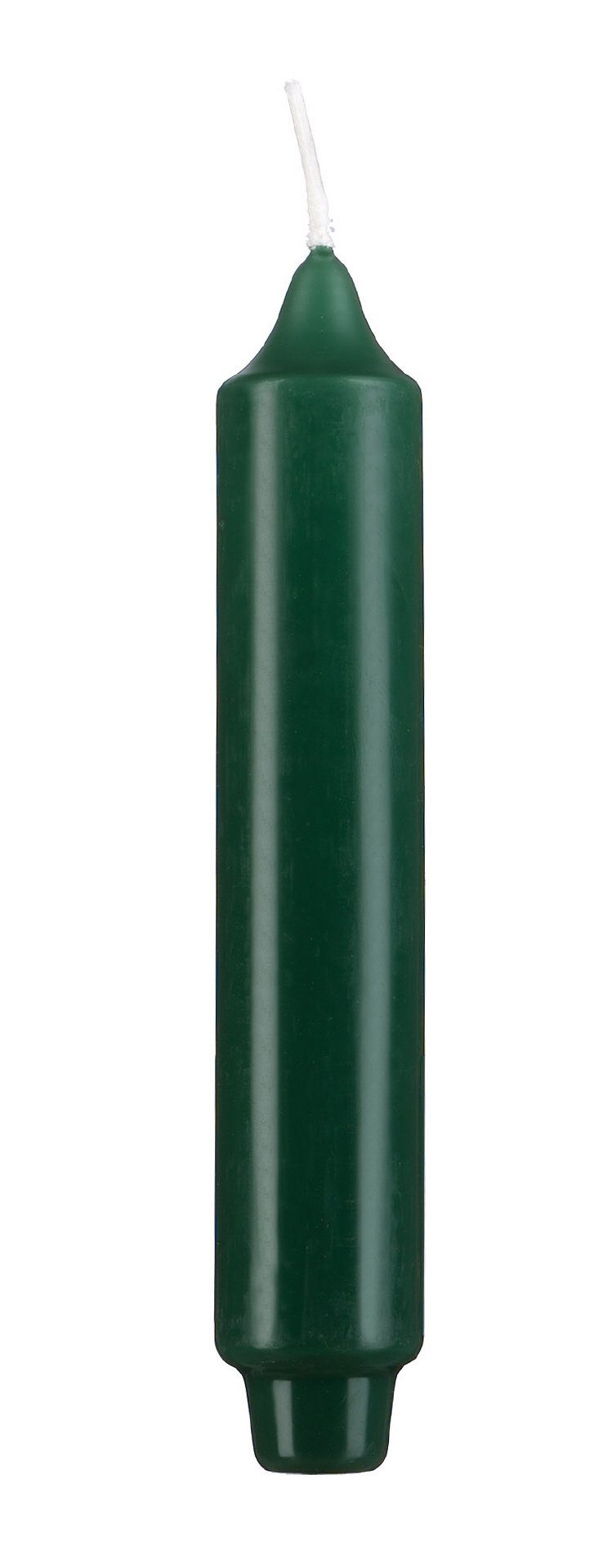 Tafelkerze Stabkerzen mit Zapfenfuß Fairway Grün 300 x Ø 30