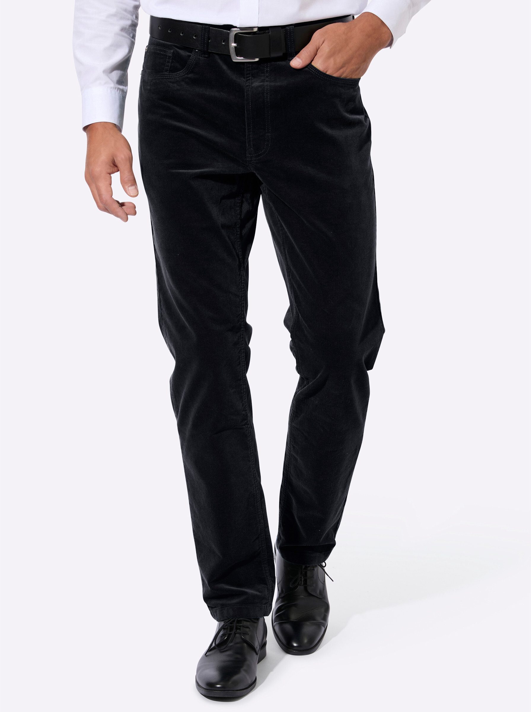 Sieh an! Chinohose Cord-Hose normal