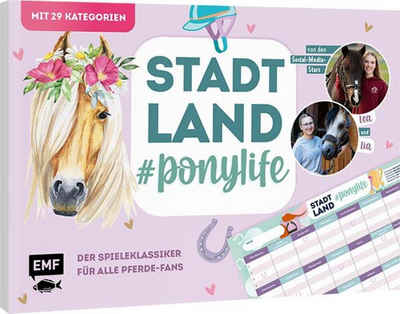 Michael Fischer Spiel, Stadt, Land, # ponylife - Der Spieleklassiker für alle Pferde-Fans