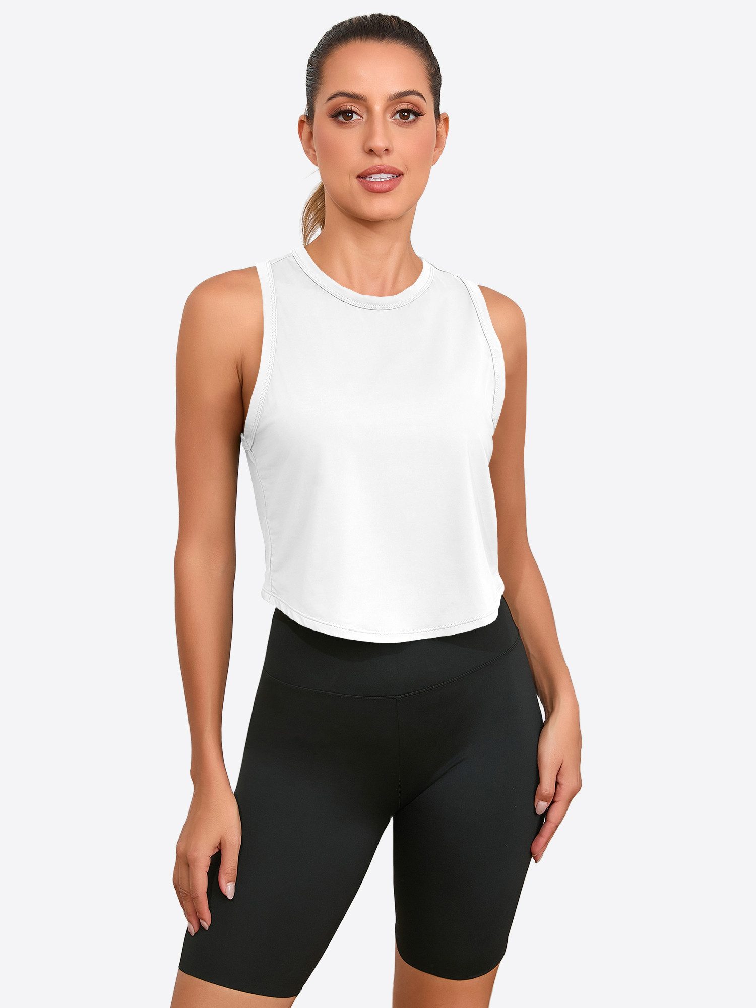 Imily Bela Tanktop Damen Workout Laufshirts (Packung, 1-tlg., 1per-Pack) einfarbig