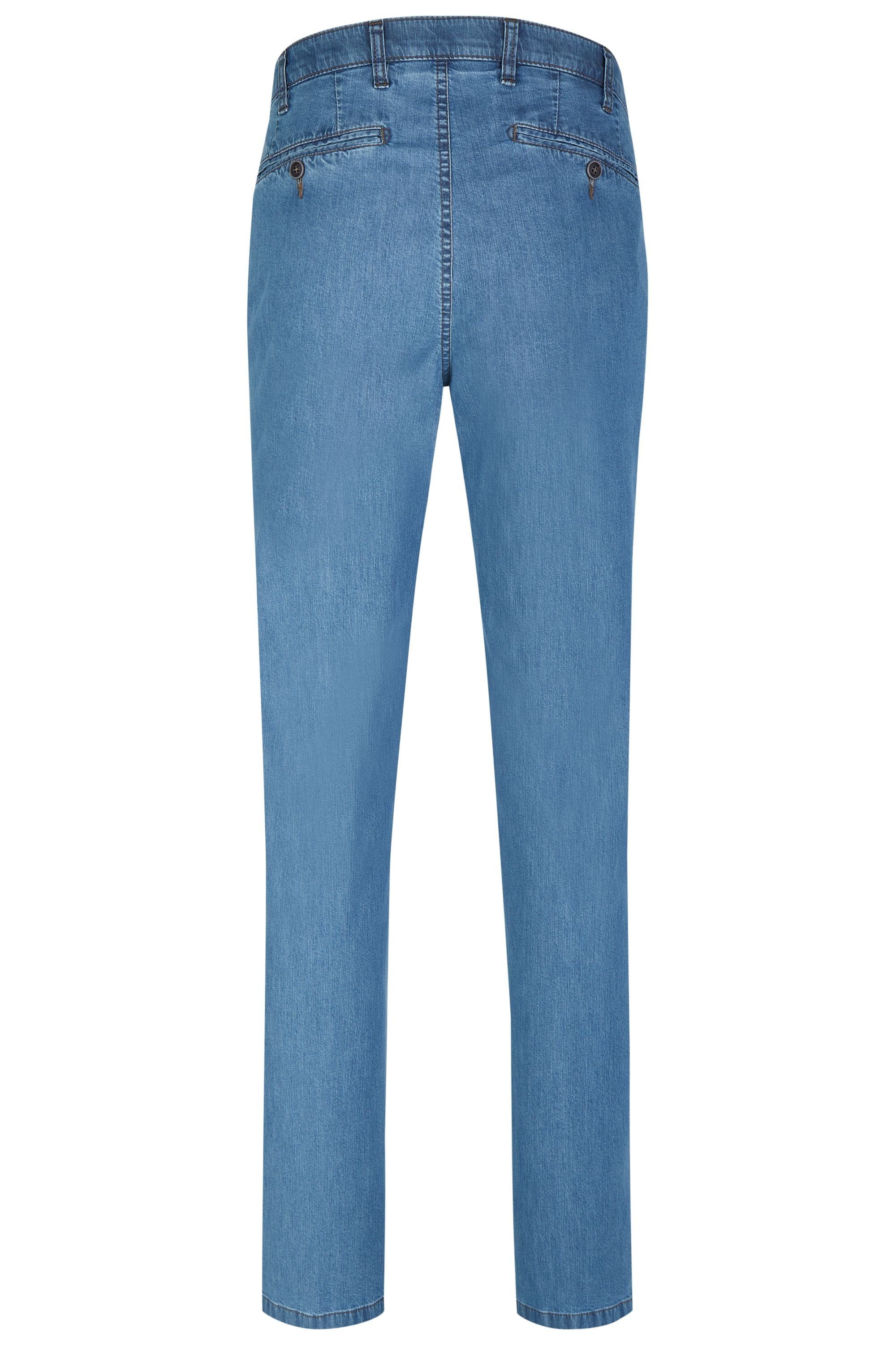 bleached (43) Sommer Herren Jeans 526 Stretch Flex Hose aus Fit aubi: High Jeans aubi Modell Bequeme Perfect Baumwolle