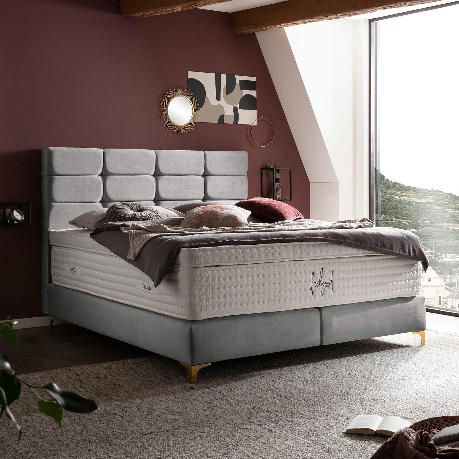 BettCo Boxspringbett Kansas (180 x 200 günstig online kaufen