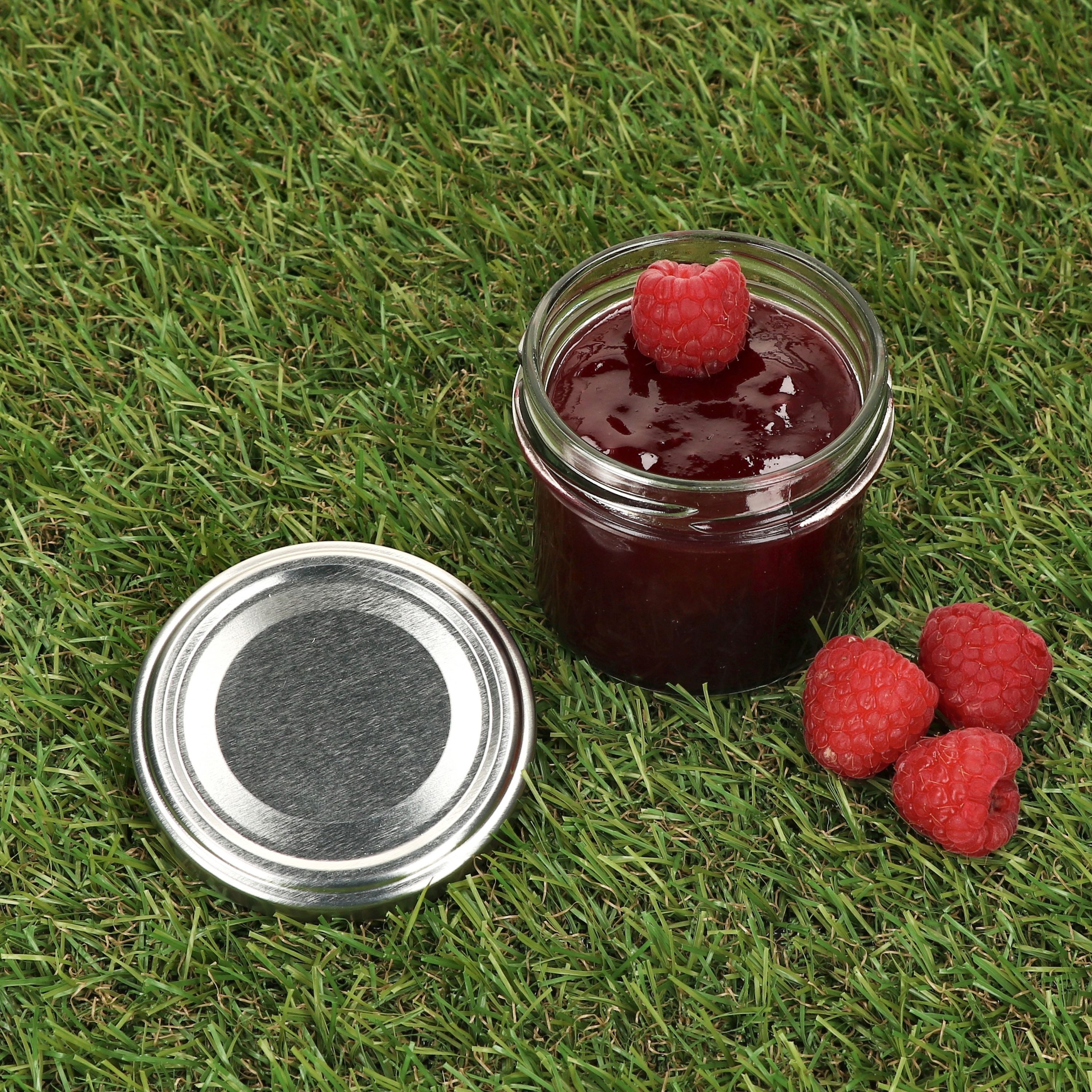 MamboCat Einmachglas 25er Set Sturzglas 125ml Einmachglas TO66 Silber Deckel, Glas