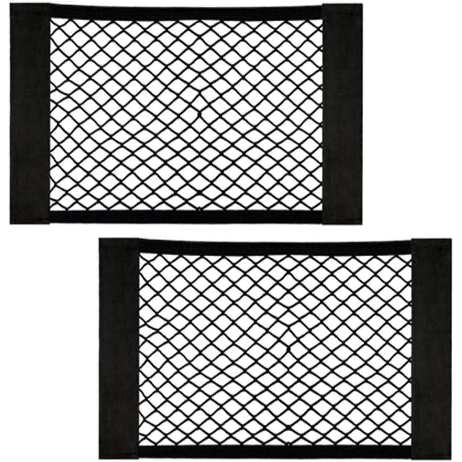 LuxusKollektion Trenngitter Kofferraumnetz Gepäcknetz Netztasche Klettverschluss 40x25cm 2 Stück