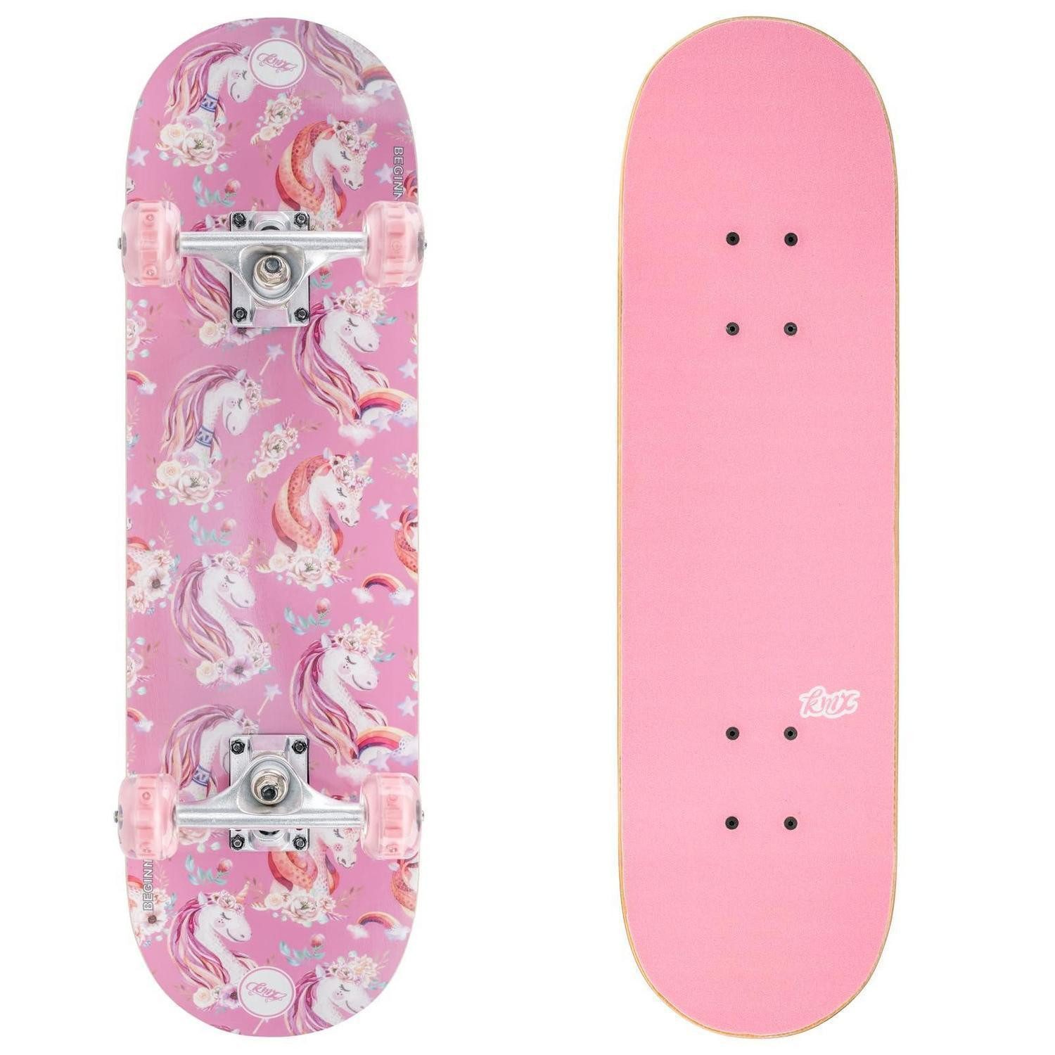 LuxusKollektion Skateboard Skateboard LED Rosa 27,5 Zoll (1-St)