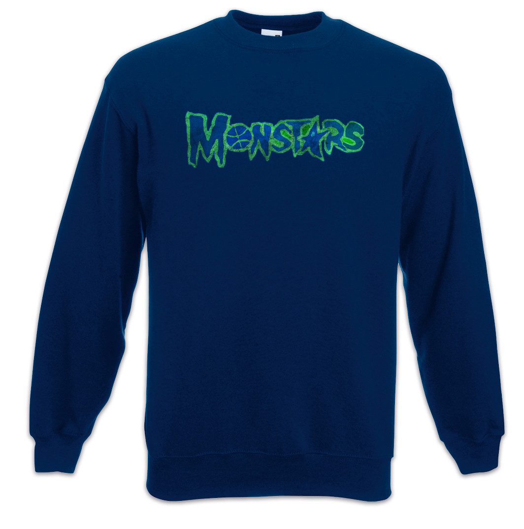 Sweatshirt Monstars Sweatshirt Space Sign Symbol Logo Zeichen Jam Basketball