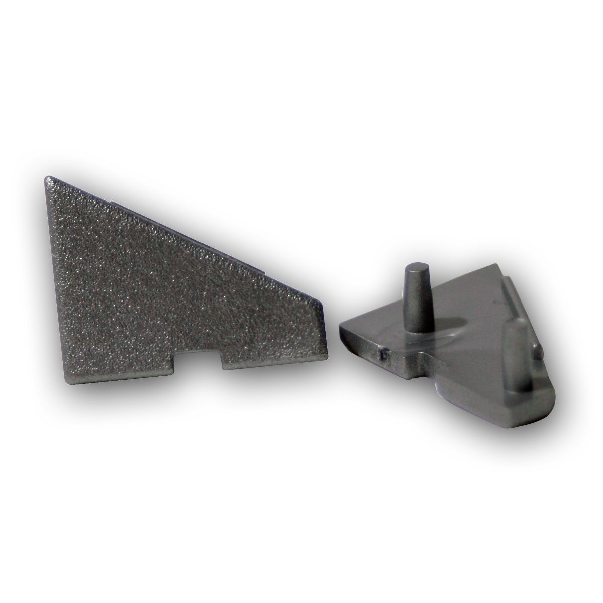 world-trading-net Profil 2er SET Endkappen für Winkel-Aluprofil 60°