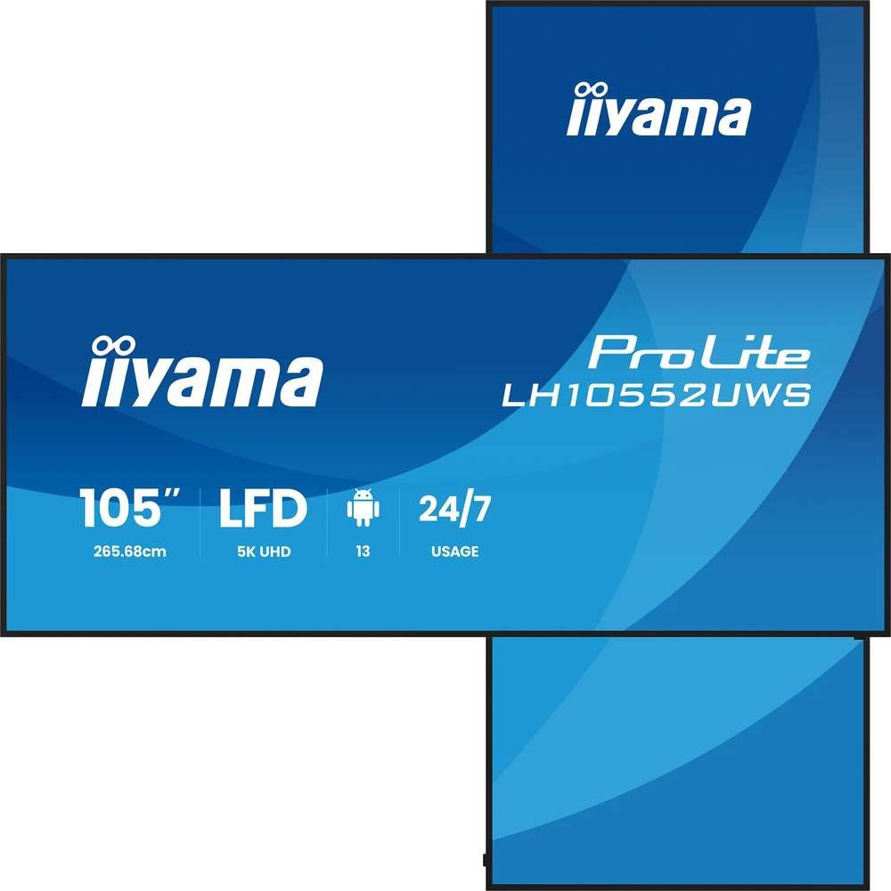 Iiyama iiyama LH10552UWS-B1AG Signage-Display Kiosk-Design 2,66 m (104.6) LED-Monitor