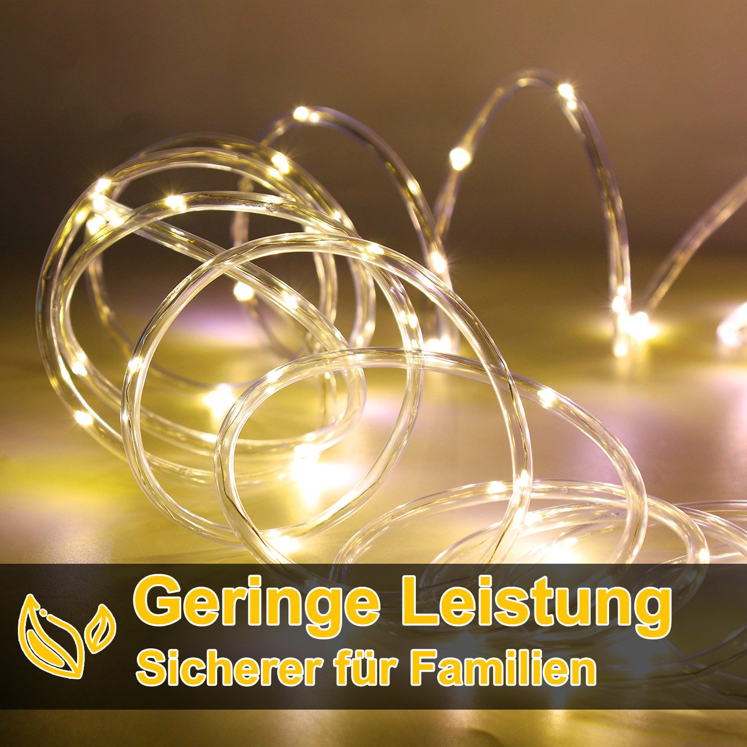 Clanmacy Lichterkette 10-50M lichtschlauch mit LEDs günstig online kaufen