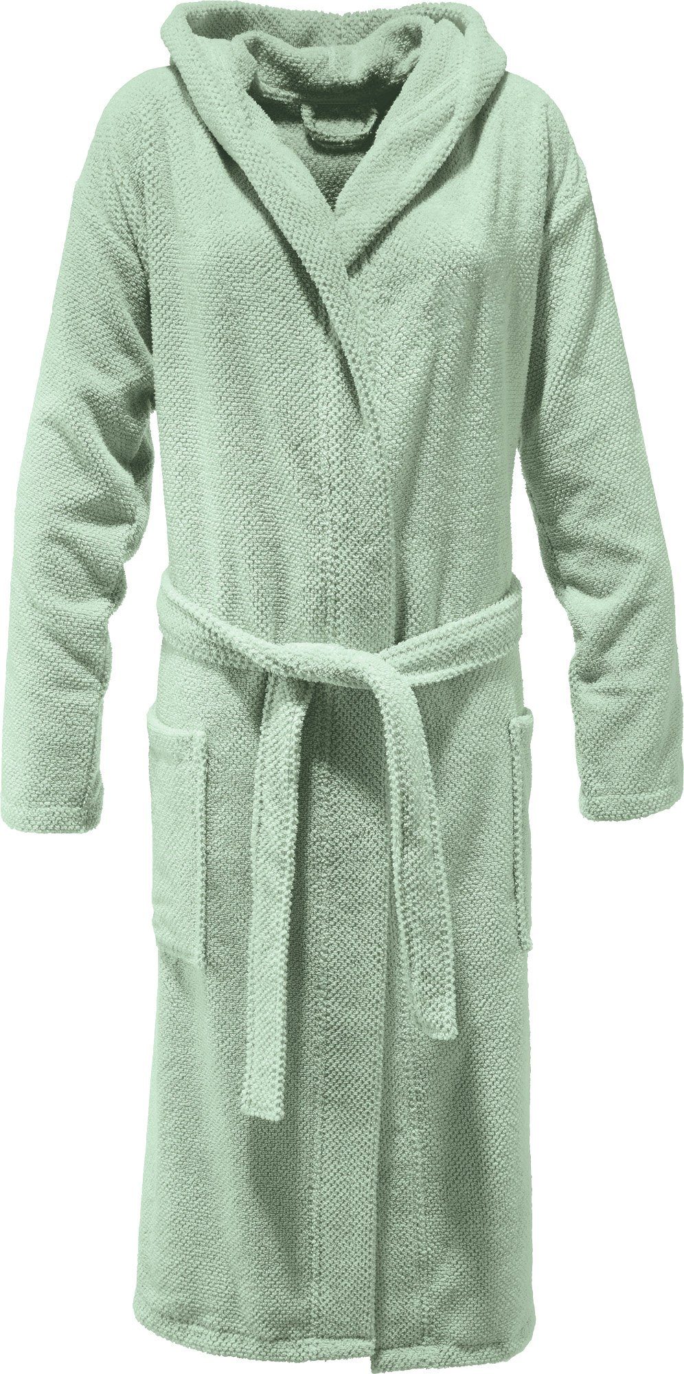 Erwin Müller Bademantel Unisex-Bademantel "Achberg" mit Kapuze, Langform, F günstig online kaufen