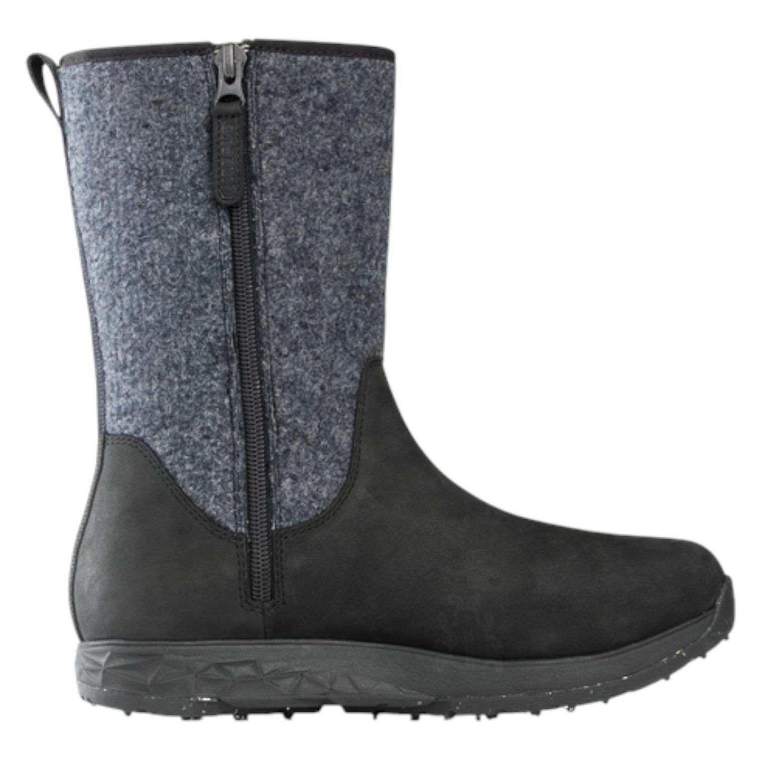 Icebug Grove ReWool BUGrip (wasserdicht, mit Spikes) grau/schwarz Damen Winterstiefel