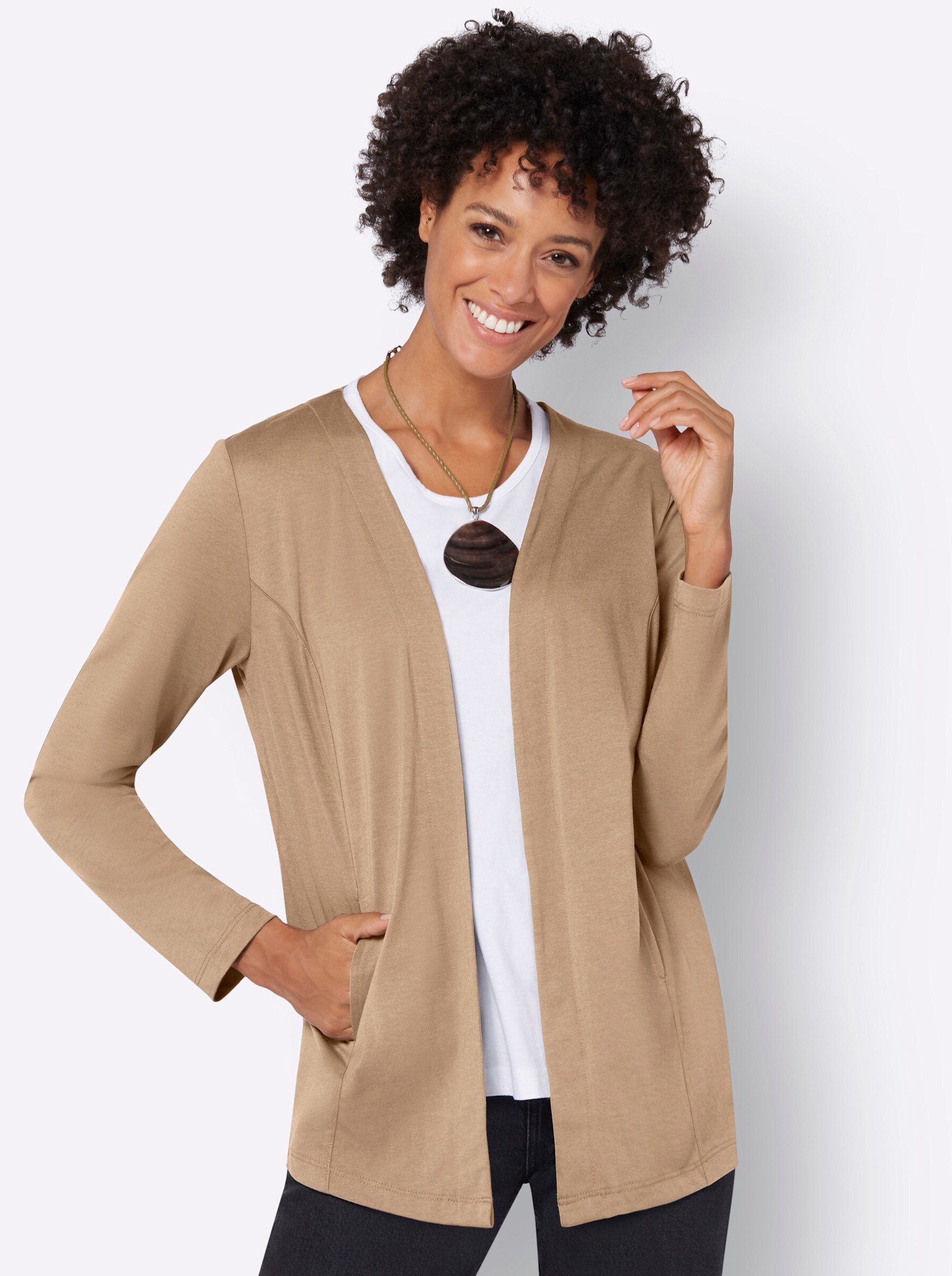 Casual Looks Shirtjacke "Shirtjacke" 1 Stk. tlg. günstig online kaufen