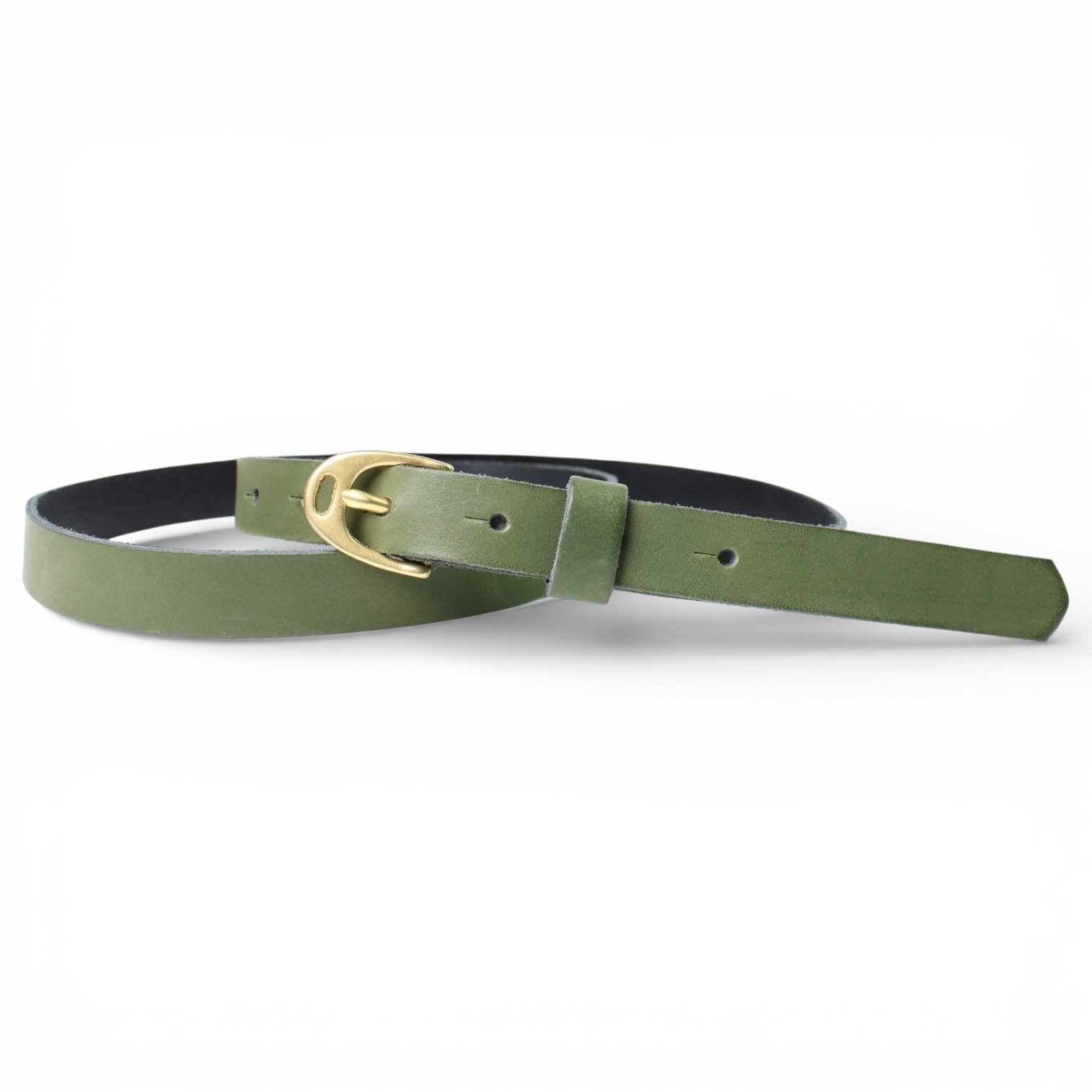 Taillengürtel Damen Rindleder schmal