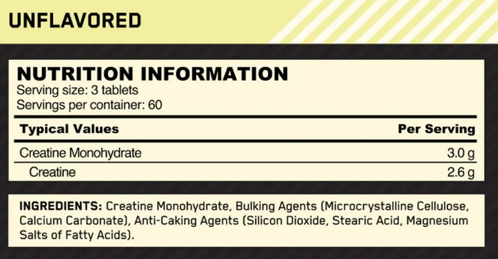 Optimum Nutrition Optimum Nutrition Creatine Tablets - 180 Tabletten Tabletten