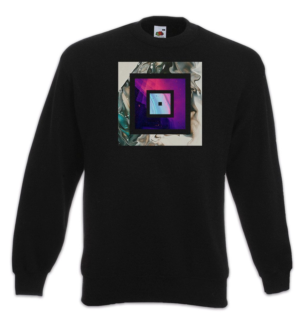 Sweatshirt Abstract Squares Sweatshirt Modern Art Moderne Abstrakte Kunst Design