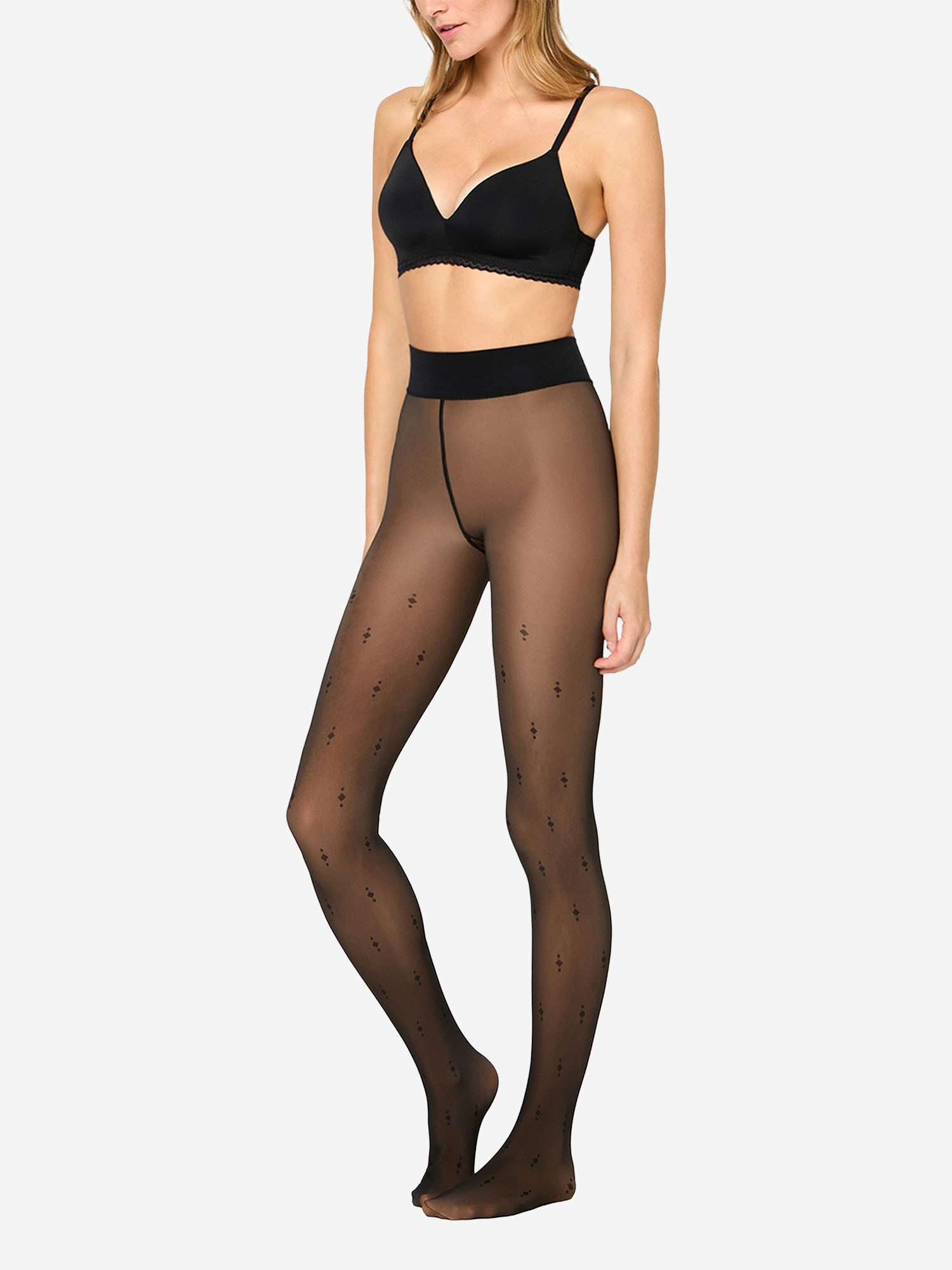 Nur Die Feinstrumpfhose Warm & Transparent Innenplüsch Prints (2 St) Transparente Strumpfhose, Nylon Strumpfhose, Feine Tights