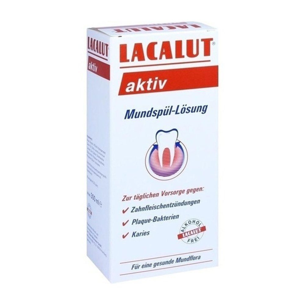 Dr. Theiss Naturwaren GmbH Mundspülung LACALUT aktiv Mundspül-Lösung, 300 ml