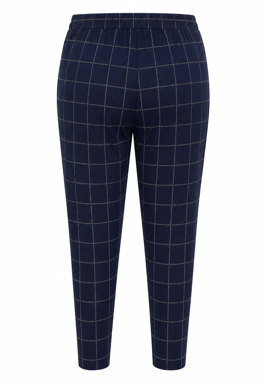 UP2FASHION Jogger Pants Up2Fashion Plus Size Damen Joggpants bequme Hose Dunkelblau 56-58 (Einzelartikel, 1-tlg) Tapered Fit & elastischer Bund