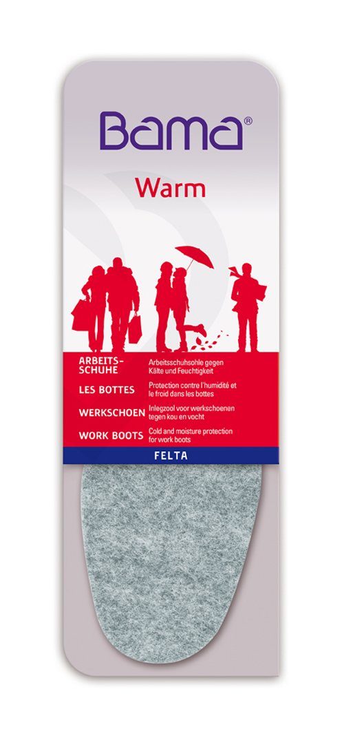 BAMA Group Filzsohlen Felta - Filzsohle für Gummistiefel und Arbeitsschuhe
