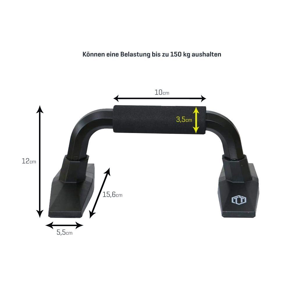 Sporttrend 24 Liegestützgriffe Push Up Bar, Liegestützgriffe Parallettes, Liegestütze Liegestütz Griff Griffe Handle Push Ups