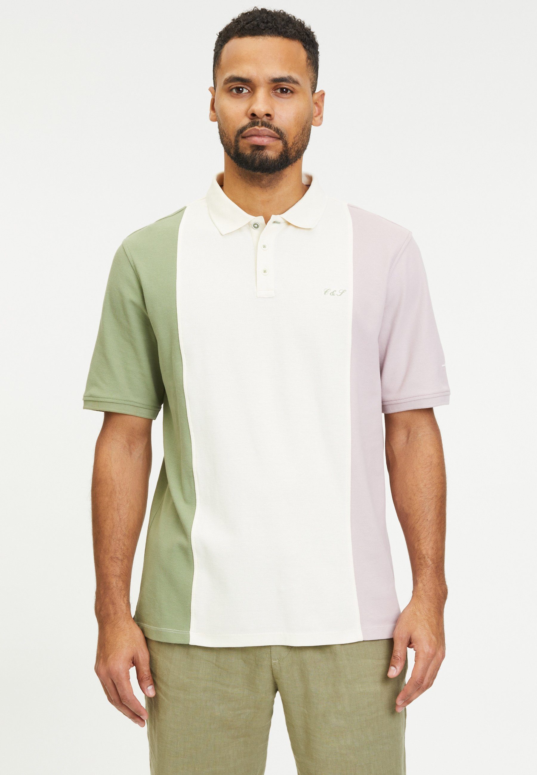 modernem Design sons Poloshirt colours & Colourblock 2 Poloshirt mit