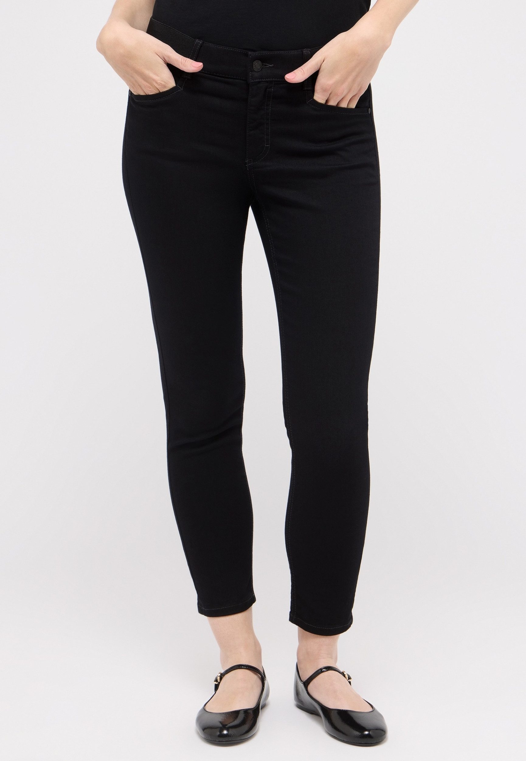 ANGELS Slim-fit-Jeans ORNELLA SPORTY -Jeans - mit Dehnbund - 7/8-Länge - Slim Fit mit schmalem 7/8 Bein