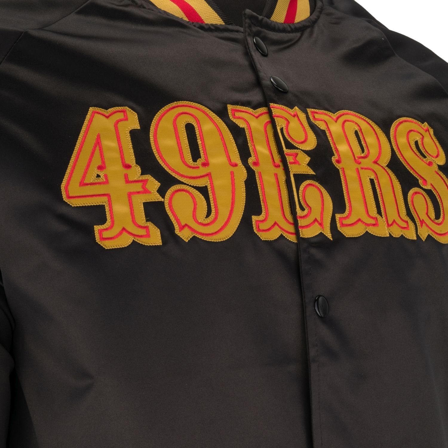 & Francisco Windbreaker Varsity 49ers Ness San Mitchell Satin