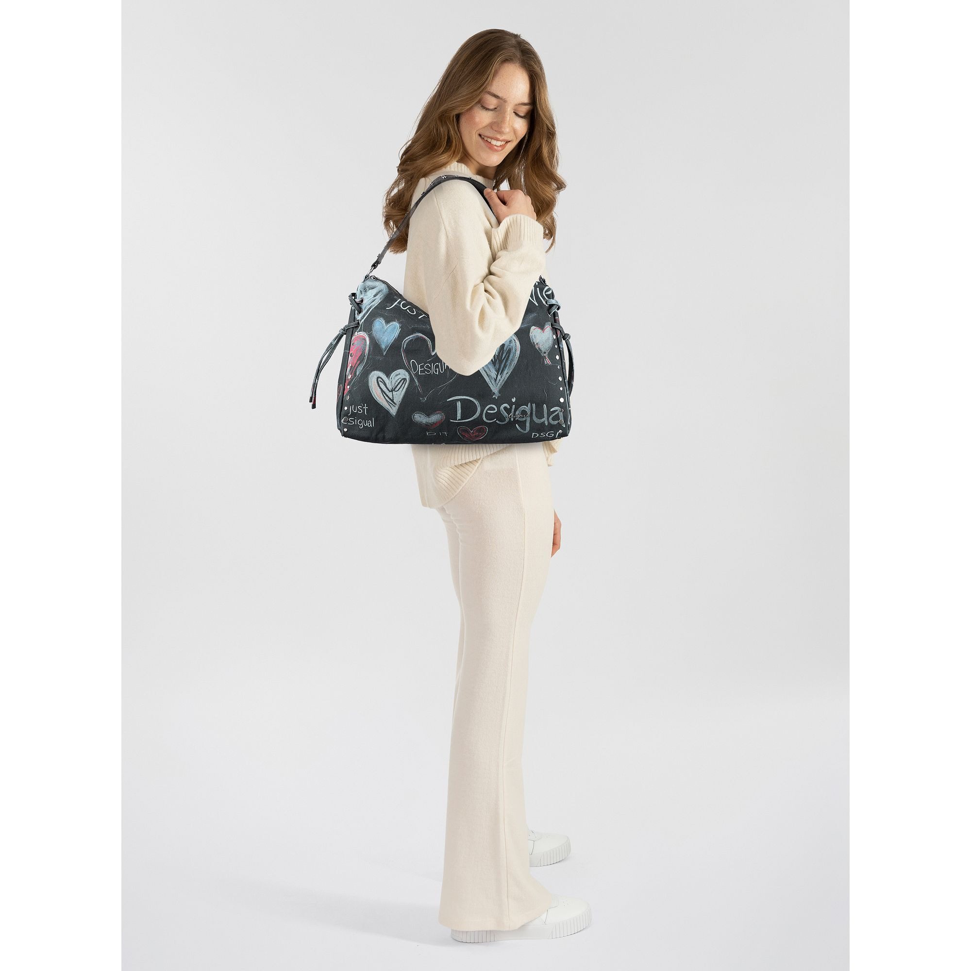 Desigual Schultertasche Stacatto, Baumwolle