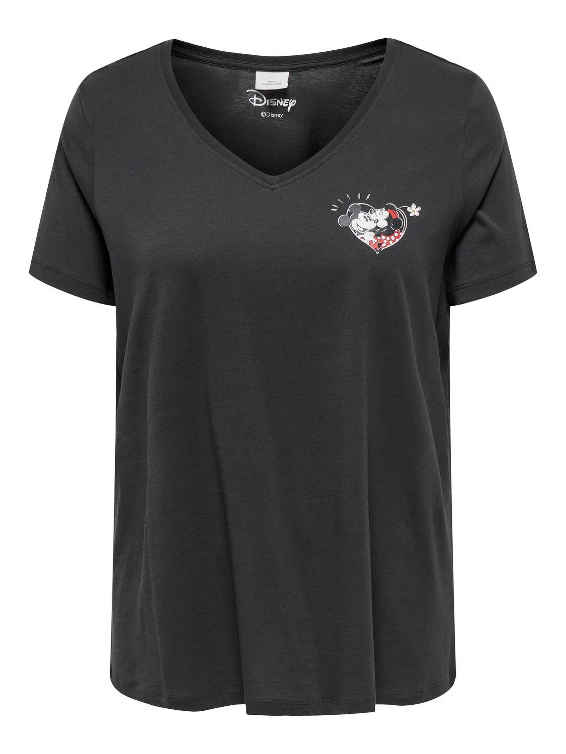 ONLY CARMAKOMA Kurzarmshirt CARMICKEY CHESTPOPS S/S günstig online kaufen