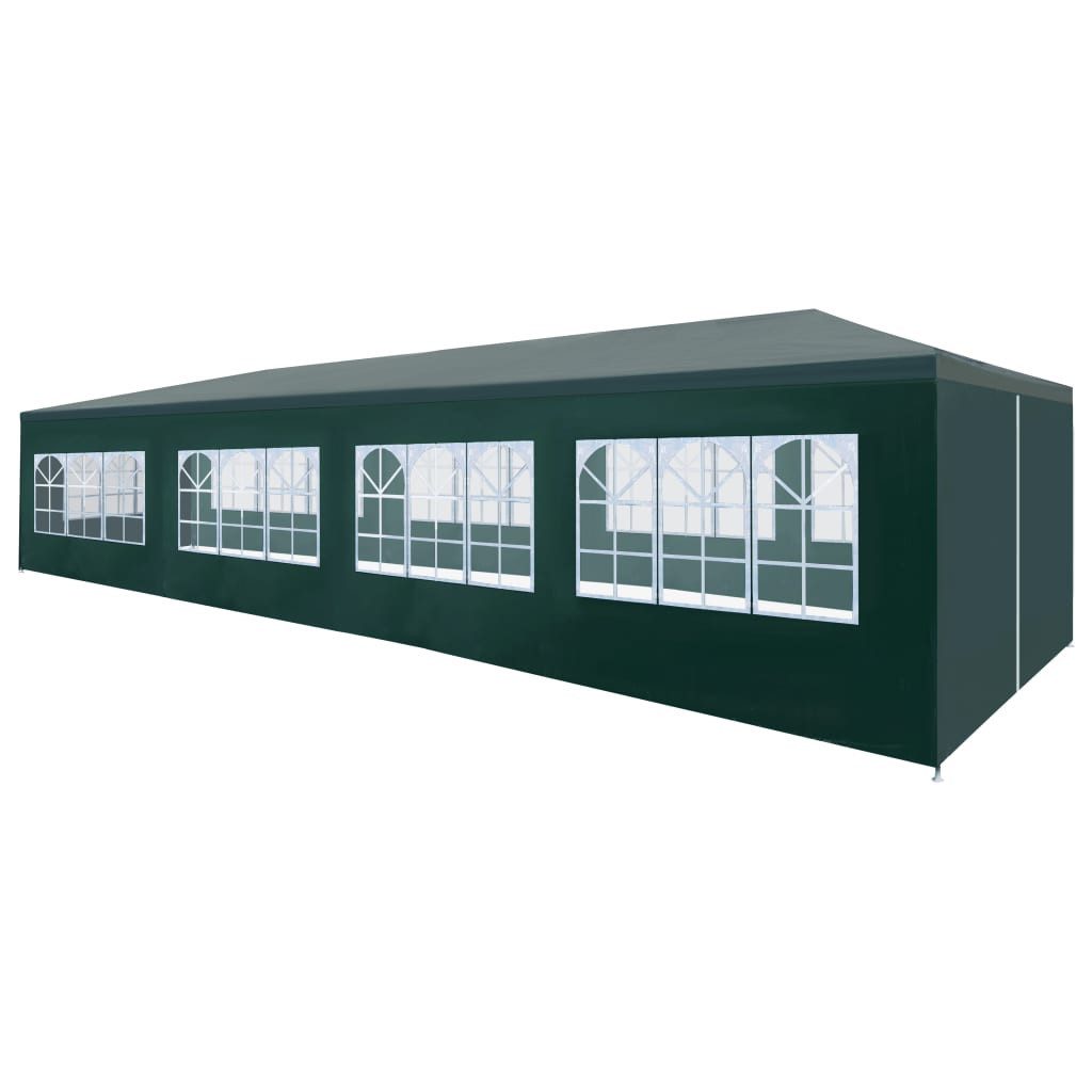 Pavillon grün Pavillon Gartenzelt Partyzelt 3x12 m Grün