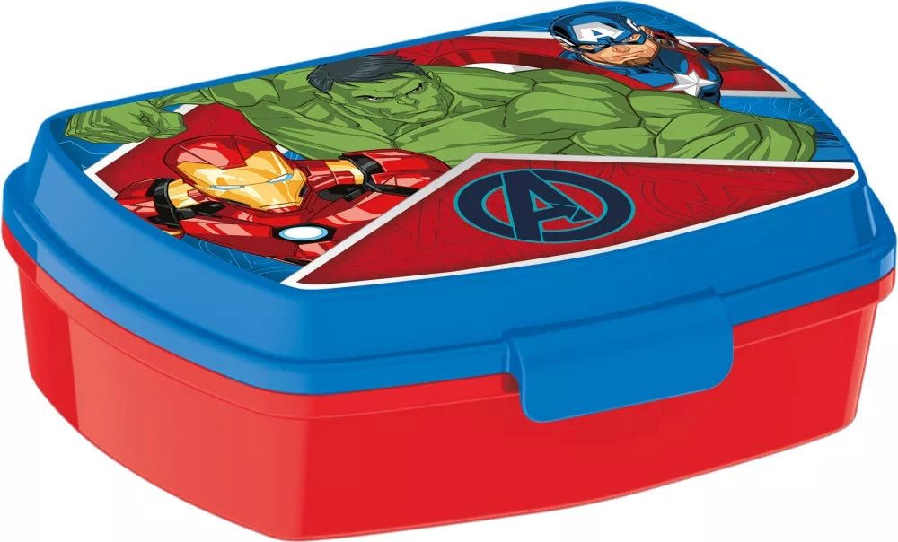 MARVEL Lunchbox Avengers Brotdose Brotbüchse Sandwich Lunch Box Schule Kinder 16x12cm