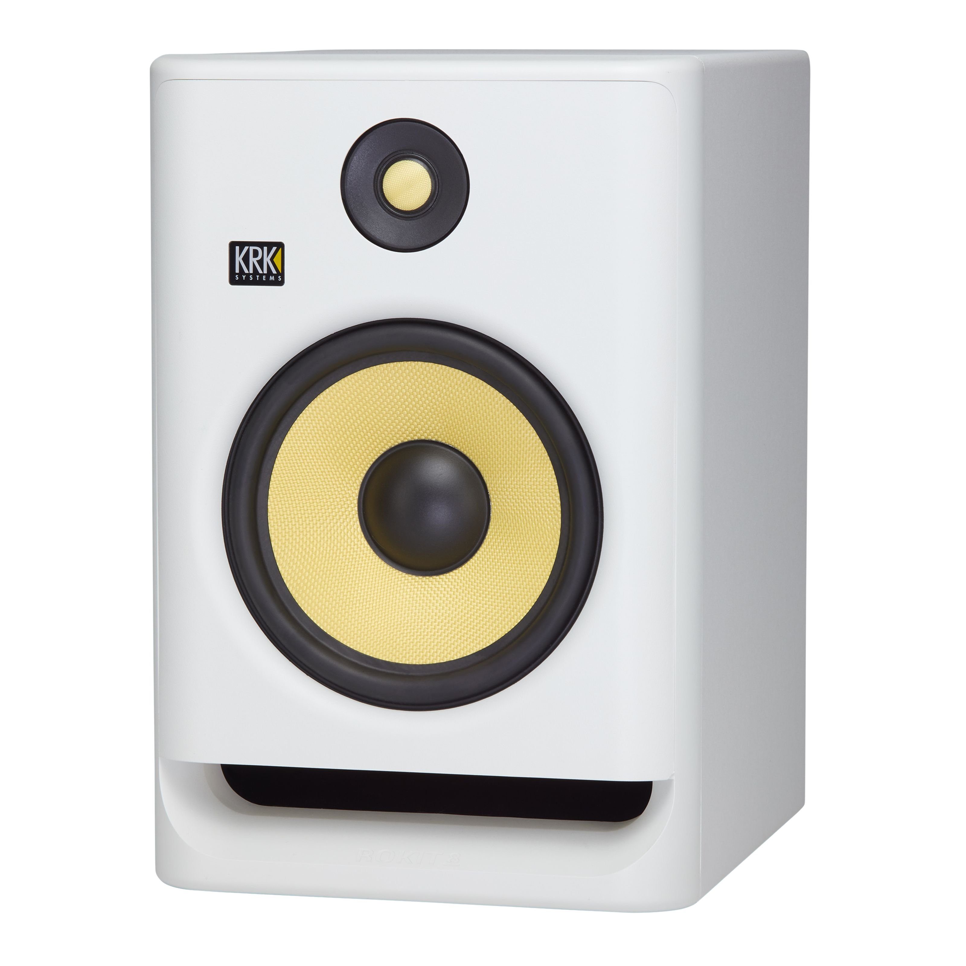 White KRK RP8G4 - Studiomonitor Noise Aktive Spielzeug-Musikinstrument,