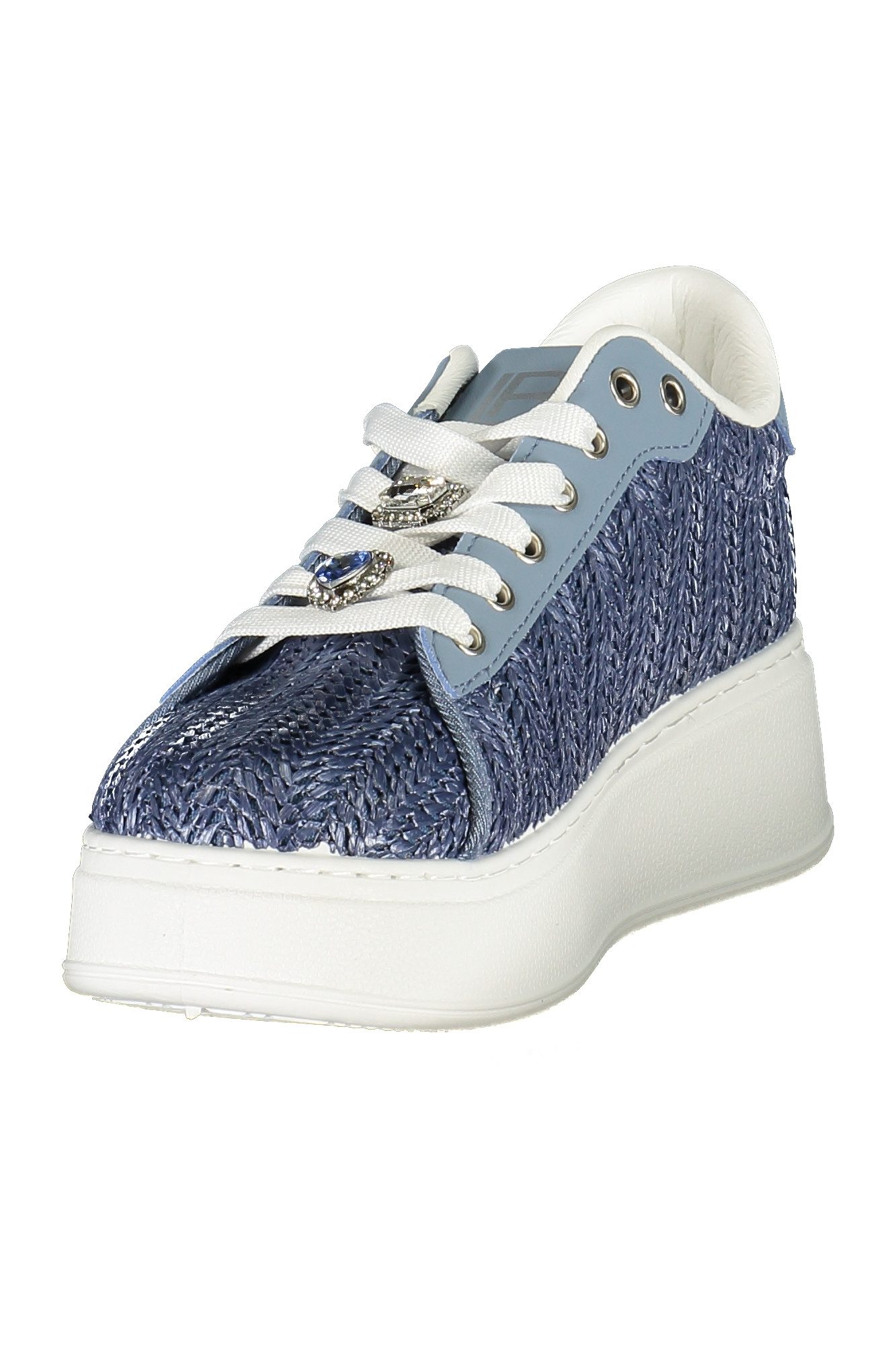 Laura Biagiotti Sneaker Damen-Sneaker Blau mit hellblauen Akzenten und