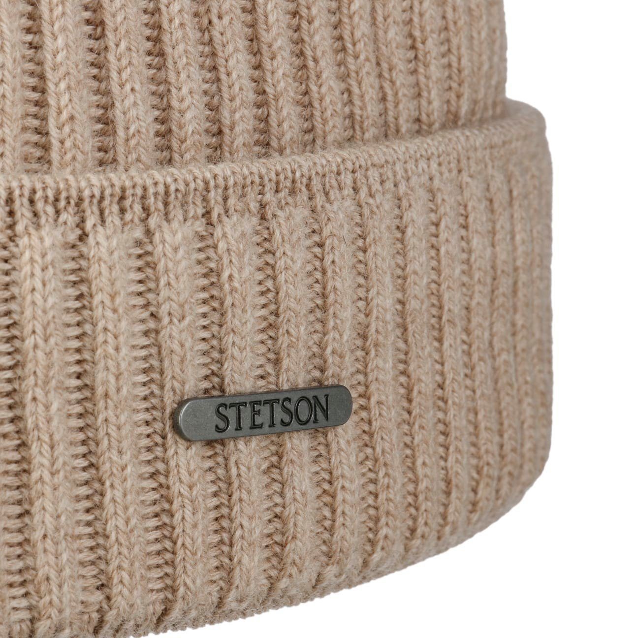 Stetson Strickmütze (1-St) Strickmützen mit Umschlag, Made in Italy