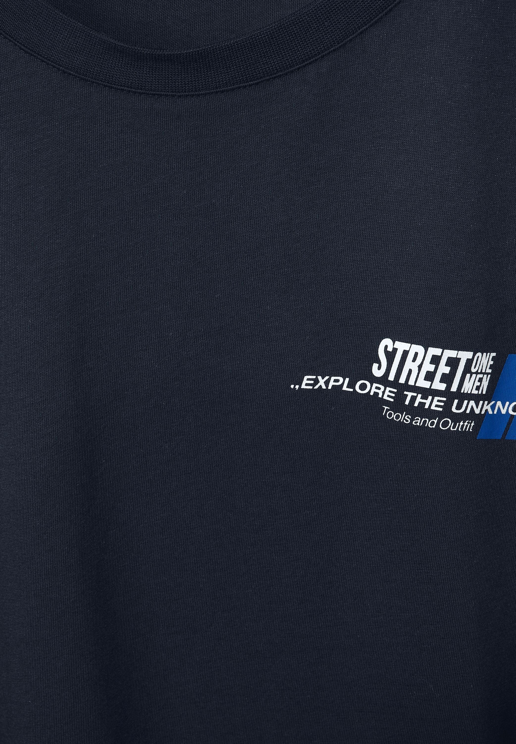 ONE ONE blue STREET T-Shirt STREET MEN night