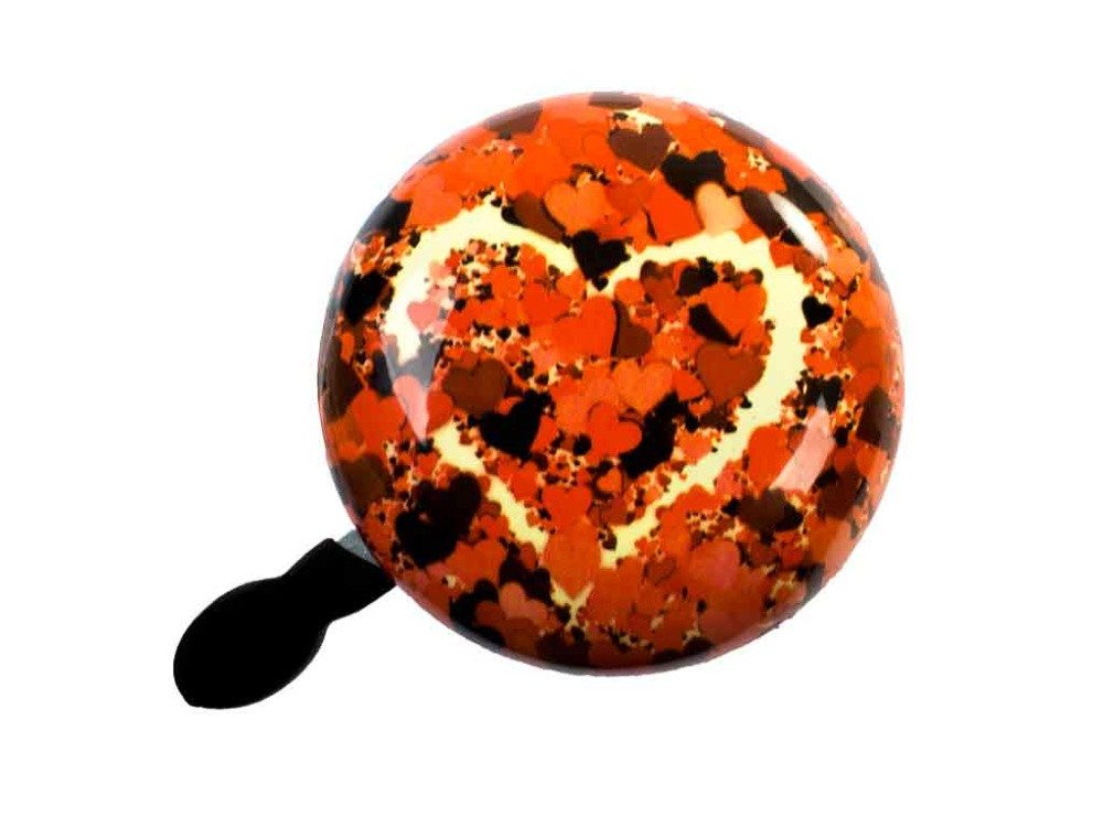 bb Klostermann Fahrradklingel Ding Dong „Roseheart“, XXL Ø 80mm