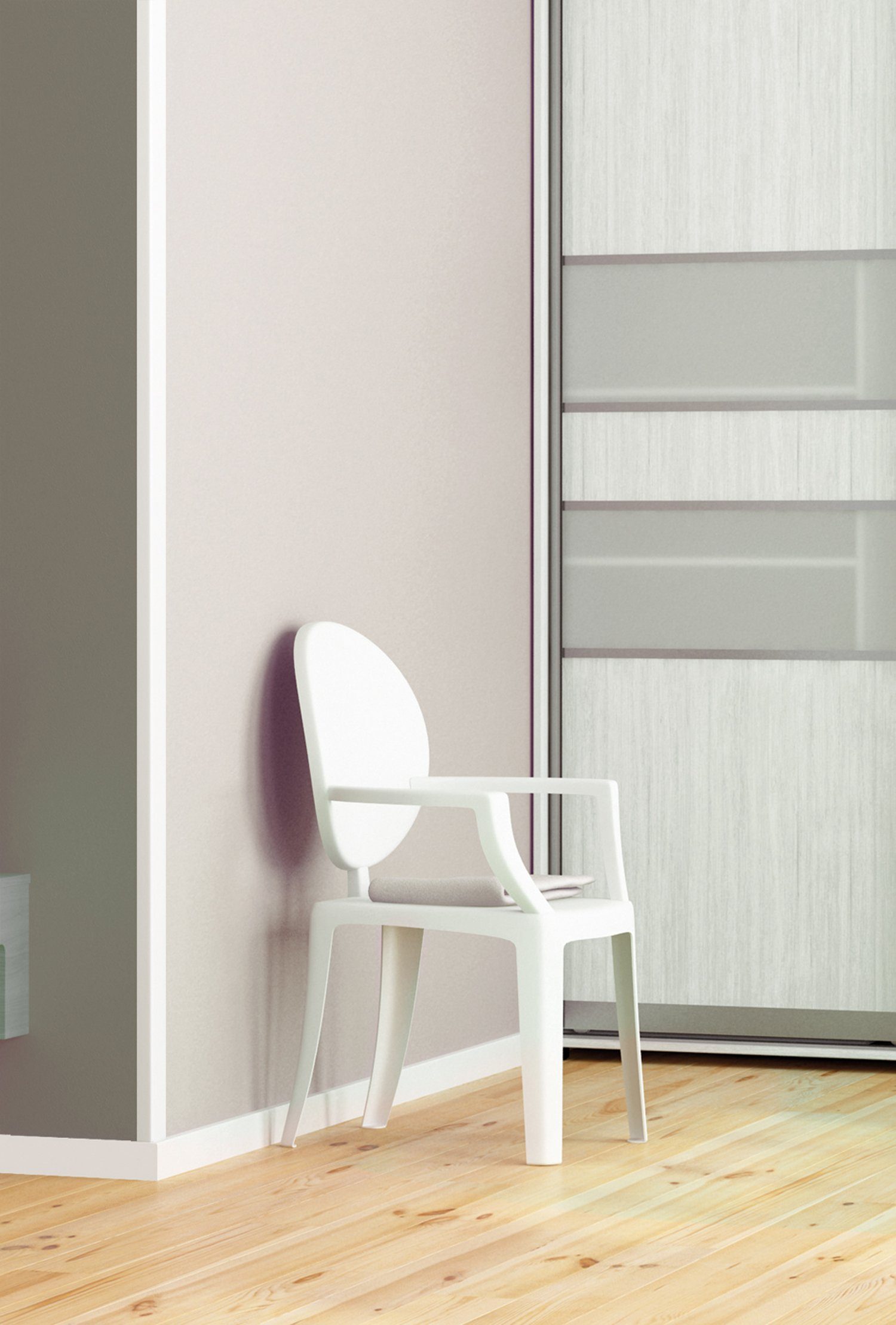 Homestar Zierleiste Winkelleiste CP 20, 22 mm, Länge 2 m, zum kleben, extrudiertes HD-Polymer, überstreichbar