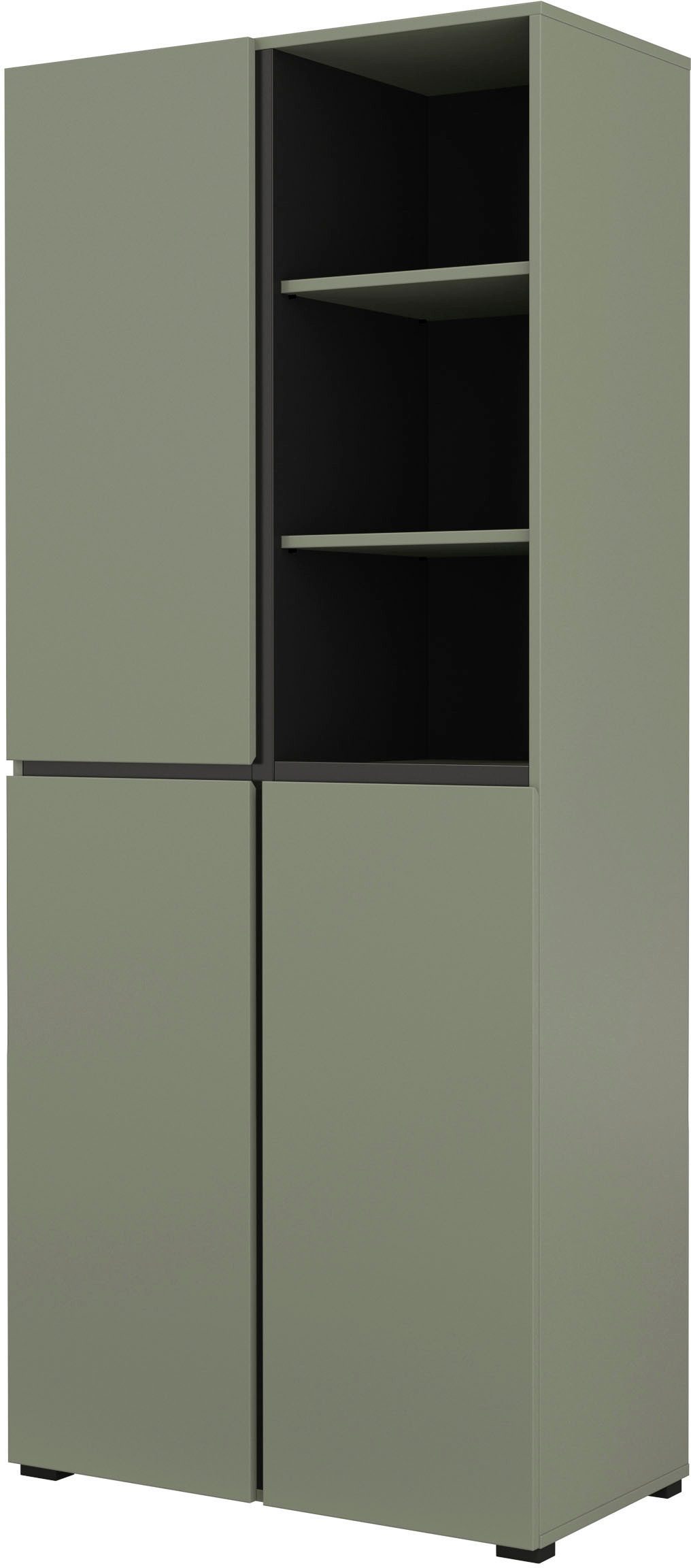 INOSIGN Schuhschrank Cross, Höhe 183,5cm, modernes griffloses Schuhregal mi günstig online kaufen