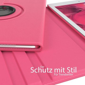 EAZY CASE Tablet-Hülle Rotation Case für Apple iPad Pro 9,7" (2016) 9,7 Zoll, Klapphülle zum Aufstellen Rundum Hülle Book Tablet Slim Klappcase Pink