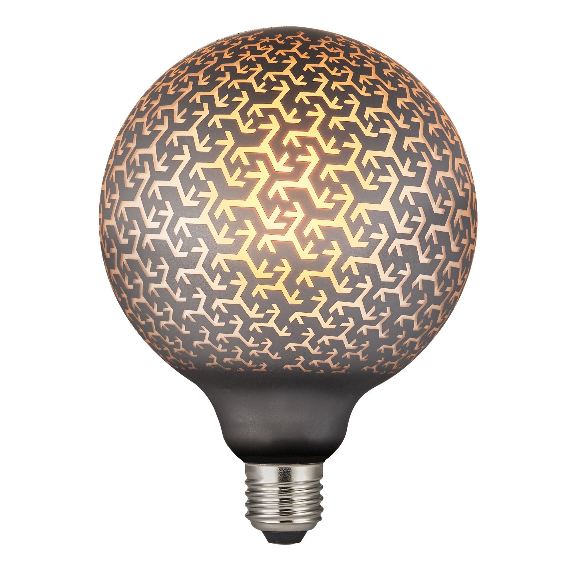 Nordlux LED-Leuchtmittel Deco E27 G125 Pattern Dimmbar 1800K 100Lm Globe La günstig online kaufen