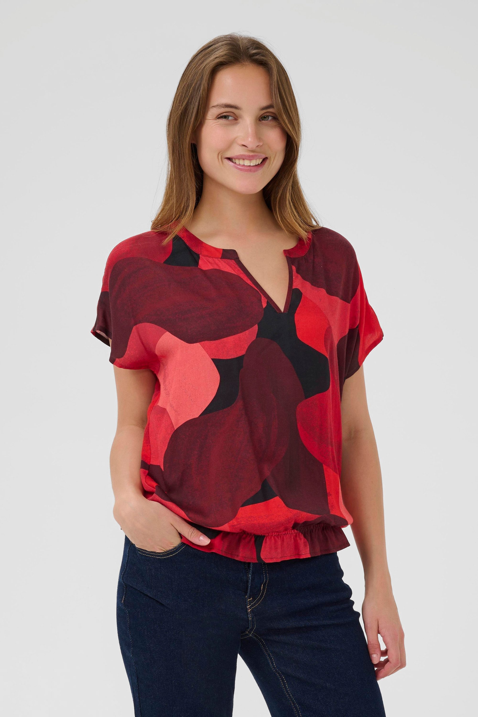 Culture Kurzarmbluse Kurzarm-Bluse CUdana