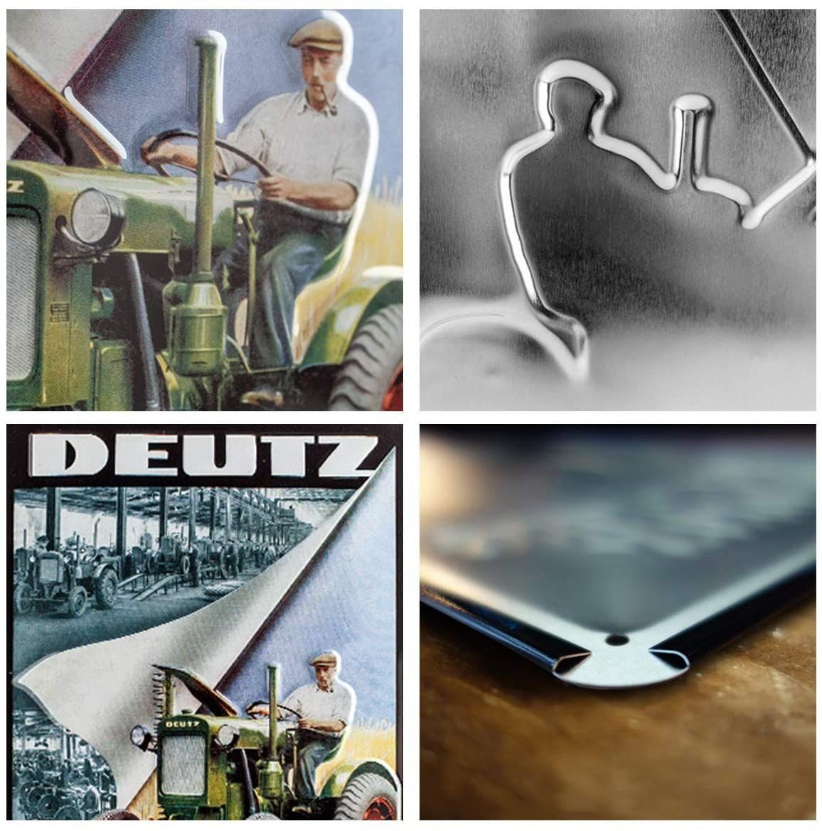 Nostalgic-Art Metallschild Blechschild 20 x 30cm - Traditionsmarken - Deutz Klöckner – Bild 3 von 4