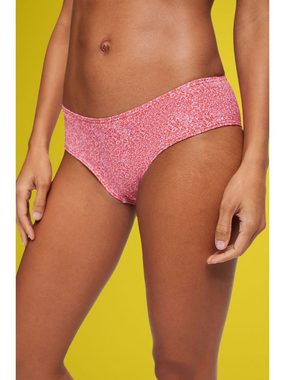 Esprit Bikini-Hose Bikini-Hipster mit Allover-Print